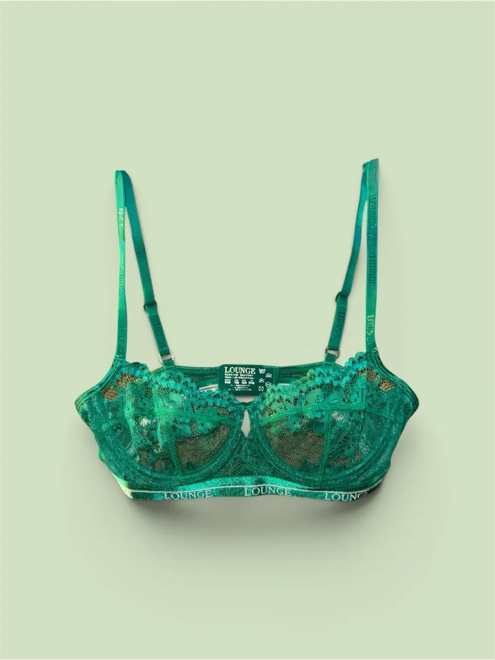 Lounge Emerald Green Lacey Lingerie